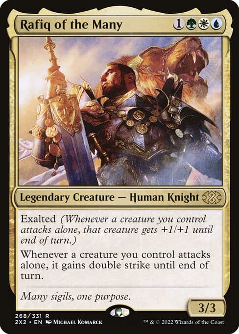 Rafiq of the Many from Double Masters 2022 (Rare)