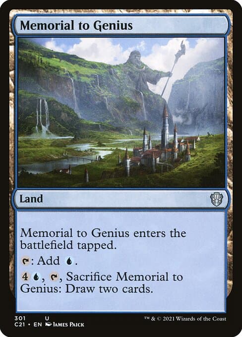 Memorial to Genius from Commander 2021 (Uncommon)