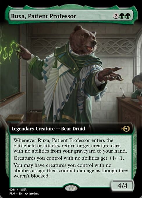 Ruxa, Patient Professor from Magic Online Promos (Rare)