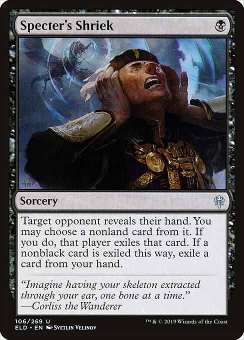 Specter's Shriek from Throne of Eldraine (Uncommon)