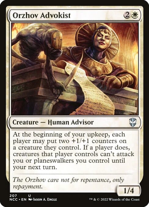 Orzhov Advokist from New Capenna Commander (Uncommon)