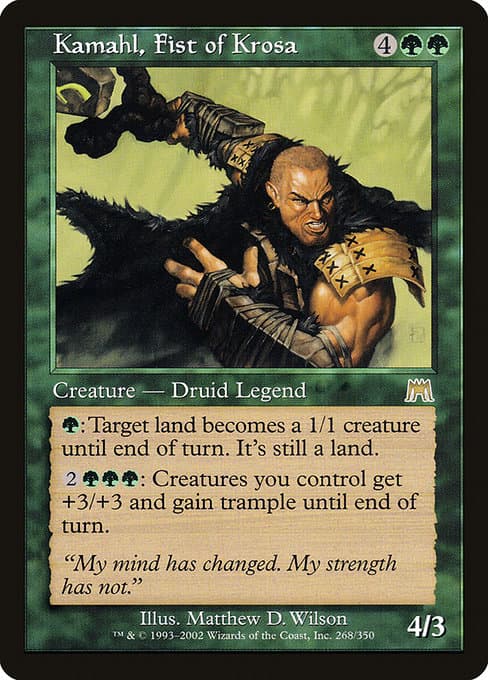 Kamahl, Fist of Krosa from Onslaught (Rare)