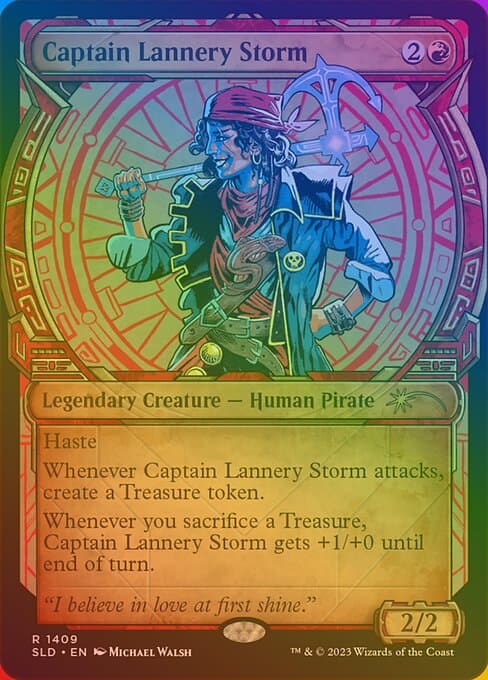 Captain Lannery Storm from Secret Lair Drop (Rare)