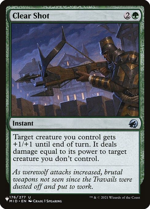 Clear Shot from The List (Uncommon)