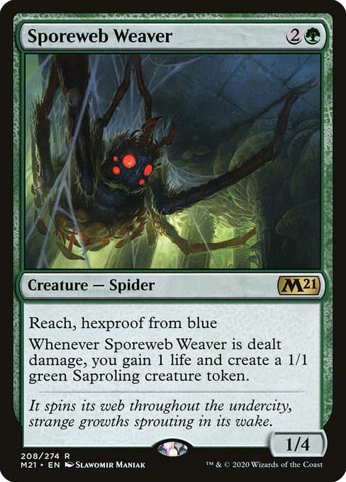 Sporeweb Weaver from Core Set 2021 (Rare)