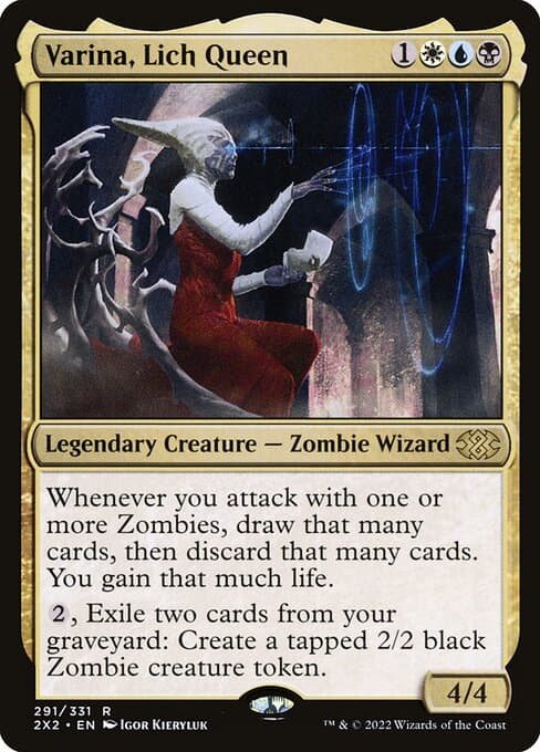 Varina, Lich Queen from Double Masters 2022 (Rare)