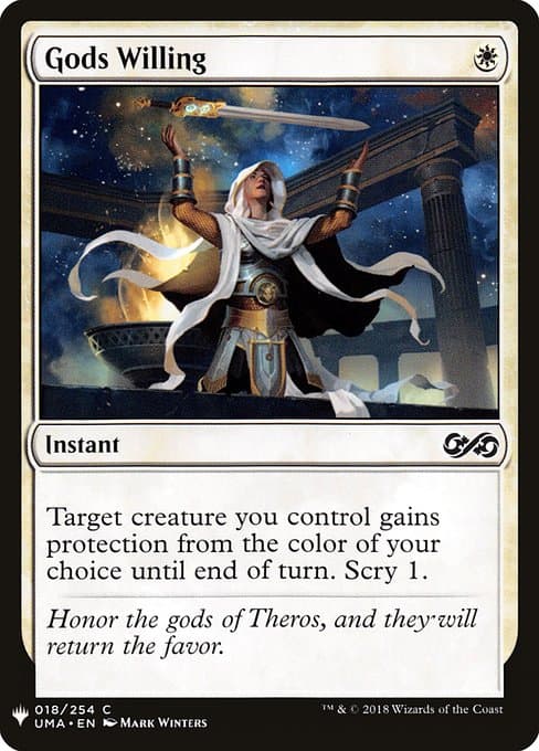 Gods Willing from The List (Common)