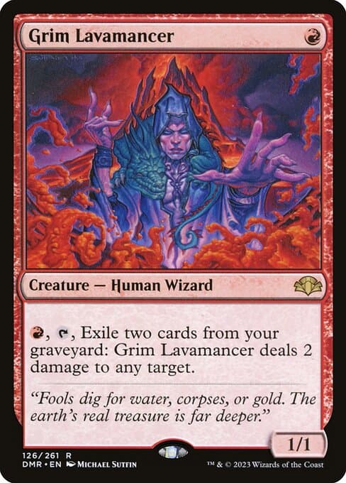 Grim Lavamancer (Rare)