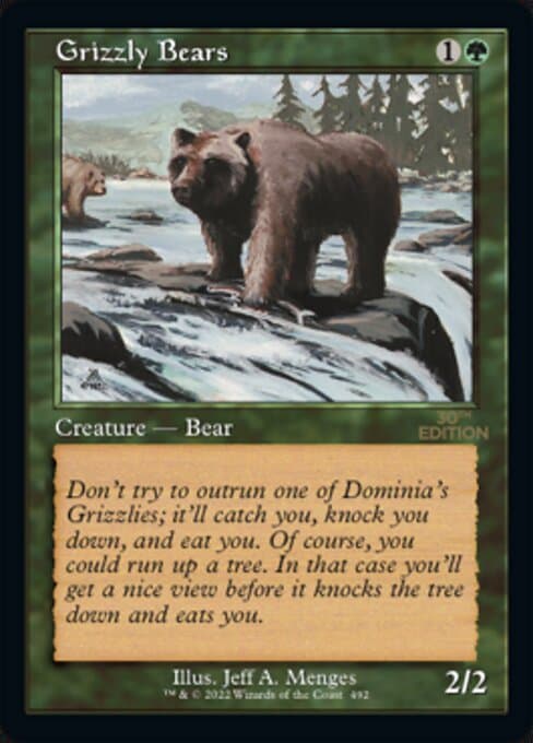 Grizzly Bears from 30th Anniversary Edition (Common)