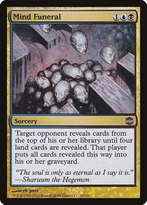 Mind Funeral from Alara Reborn (Uncommon)