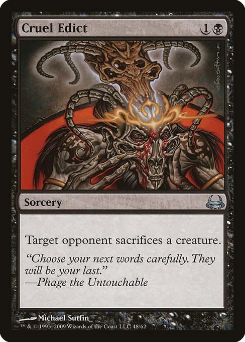 Cruel Edict (Uncommon)