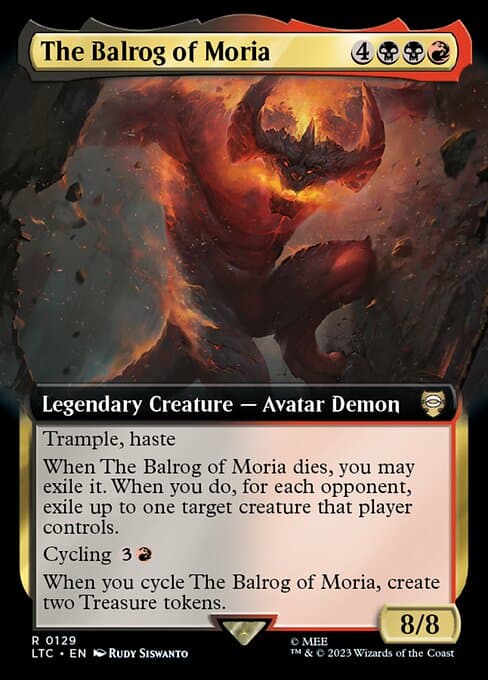 The Balrog of Moria from Tales of Middle-earth Commander (Rare)