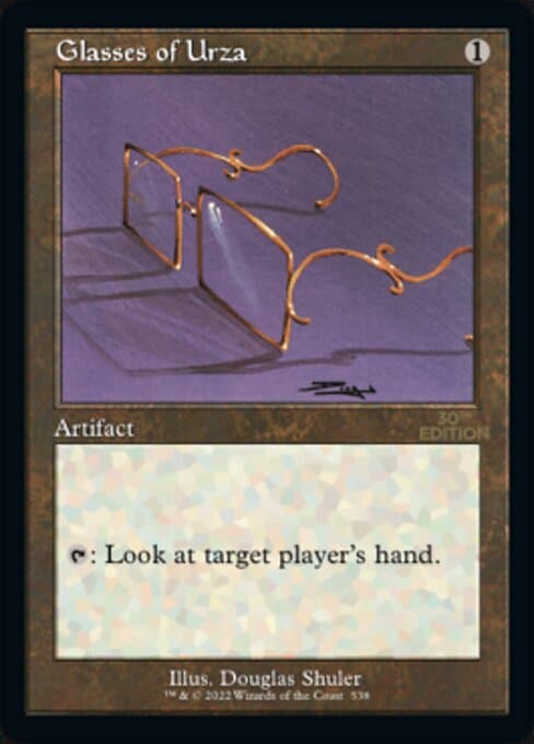 Glasses of Urza from 30th Anniversary Edition (Uncommon)