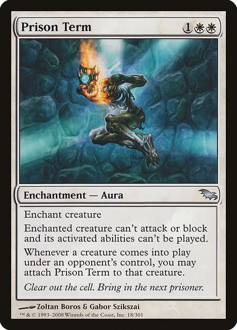 Prison Term from Shadowmoor (Uncommon)