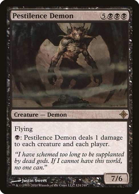 Pestilence Demon from Rise of the Eldrazi (Rare)