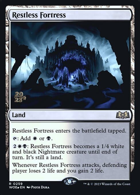 Restless Fortress from Wilds of Eldraine Promos (Rare)