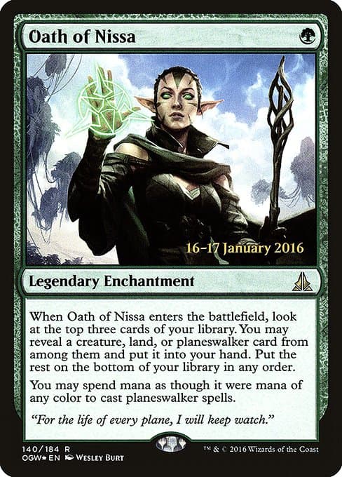 Oath of Nissa (Rare)