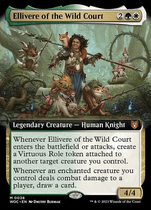 Ellivere of the Wild Court from Wilds of Eldraine Commander (Mythic)