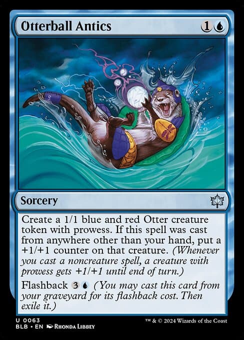 Otterball Antics from Bloomburrow (Uncommon)