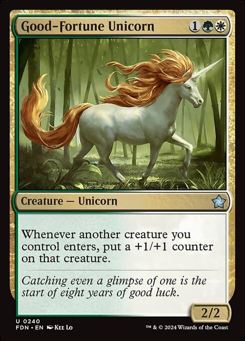 Good-Fortune Unicorn (Uncommon)