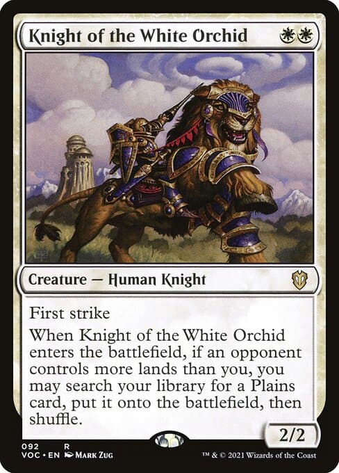 Knight of the White Orchid from Crimson Vow Commander (Rare)