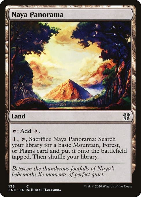 Naya Panorama from Zendikar Rising Commander (Common)