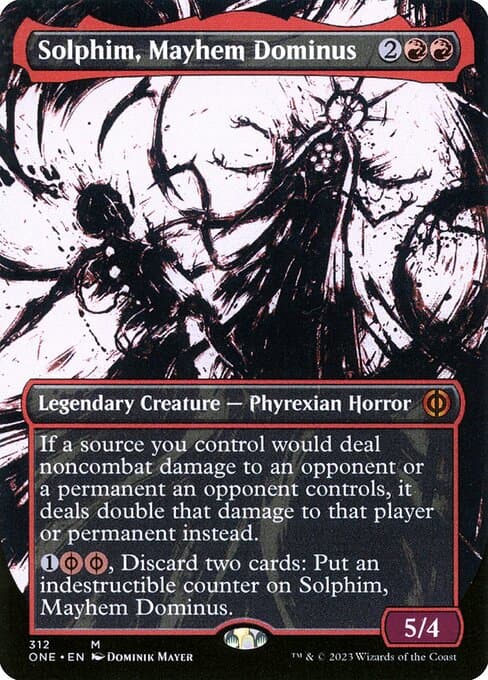 Solphim, Mayhem Dominus from Phyrexia: All Will Be One (Mythic)