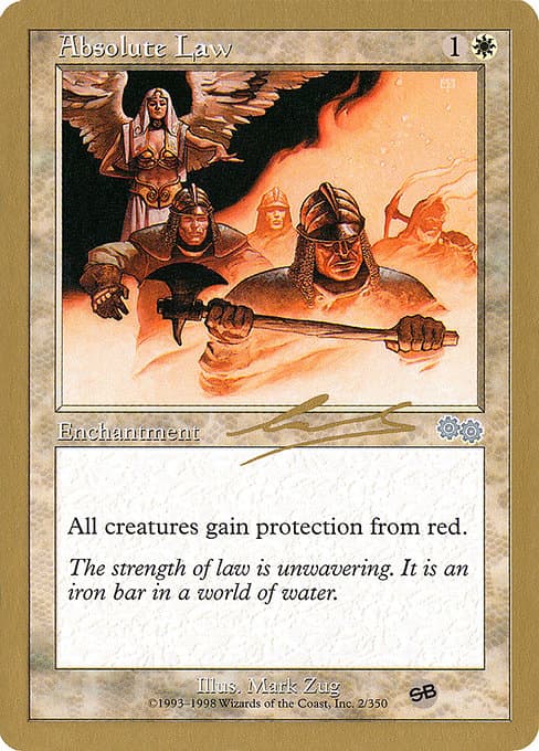 Absolute Law from World Championship Decks 2000 (Uncommon)