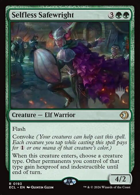 Selfless Safewright from Lorwyn Eclipsed Promos (Rare)