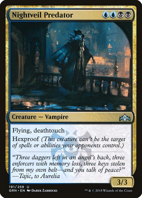 Nightveil Predator from Guilds of Ravnica (Uncommon)