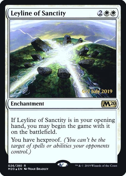 Leyline of Sanctity from Core Set 2020 Promos (Rare)