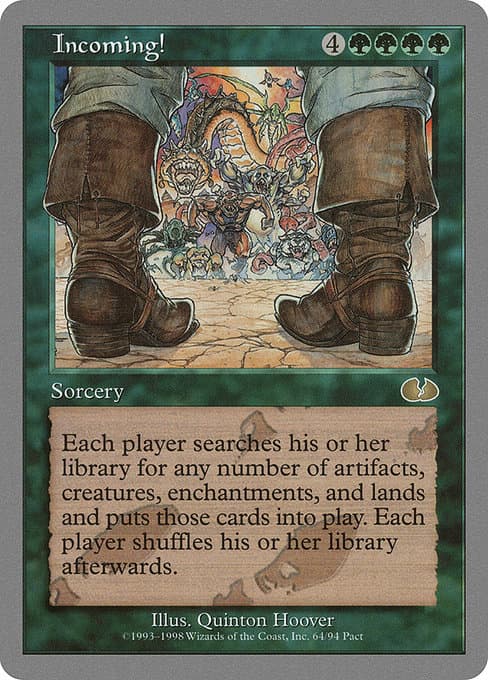 Incoming! from Unglued (Rare)