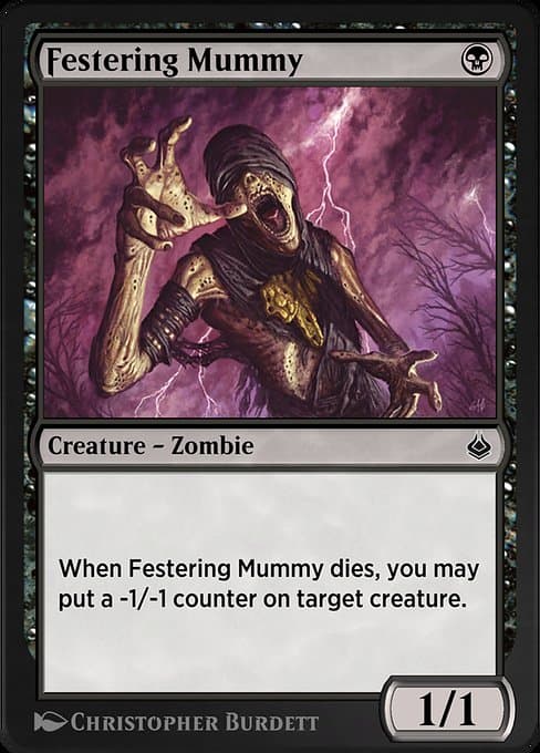 Festering Mummy from Amonkhet Remastered (Common)