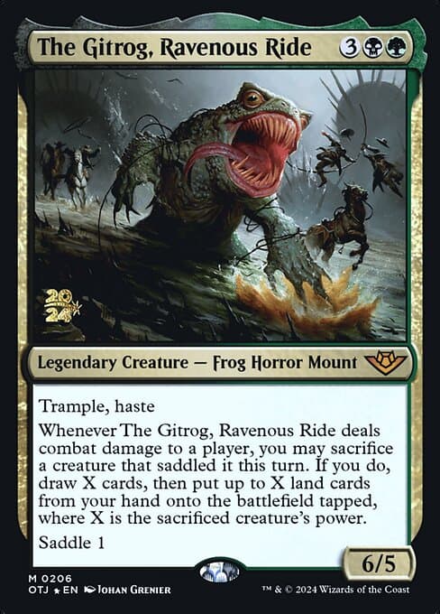 The Gitrog, Ravenous Ride from Outlaws of Thunder Junction Promos (Mythic)