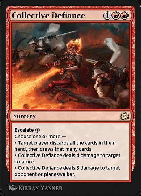 Collective Defiance from Shadows over Innistrad Remastered (Rare)