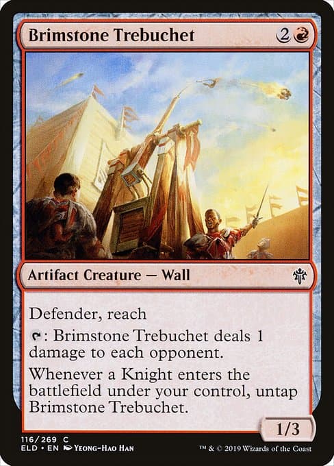 Brimstone Trebuchet from Throne of Eldraine (Common)