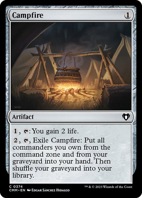 Campfire from Commander Masters (Common)