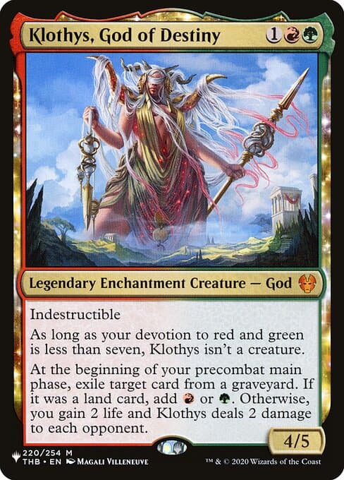 Klothys, God of Destiny from The List (Mythic)