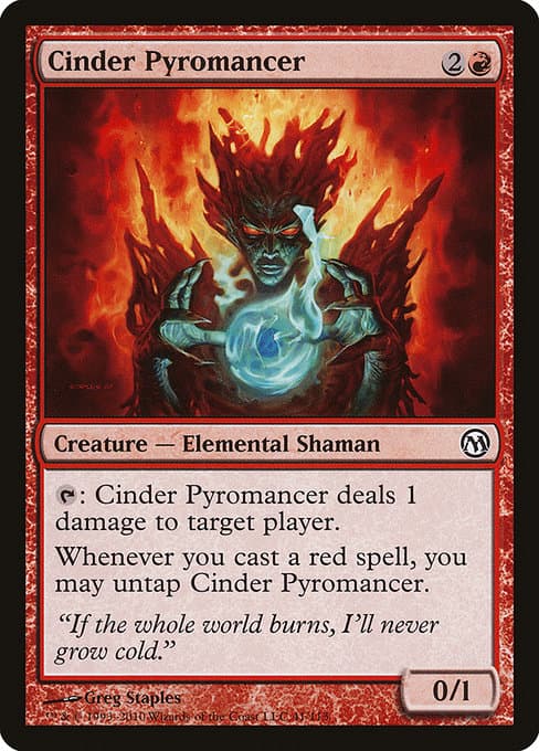 Cinder Pyromancer from Duels of the Planeswalkers (Common)