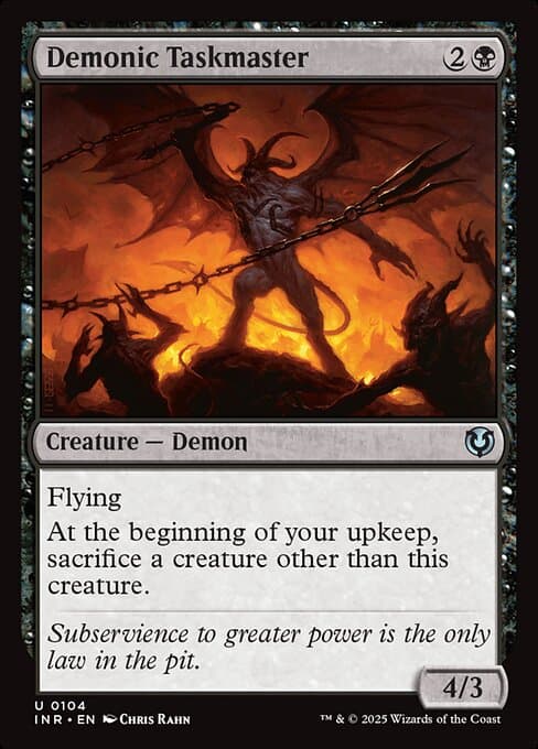 Demonic Taskmaster (Uncommon)