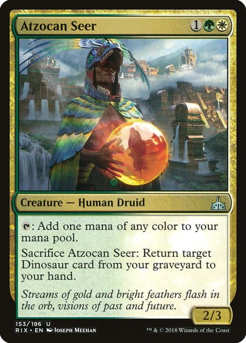 Atzocan Seer from Rivals of Ixalan (Uncommon)