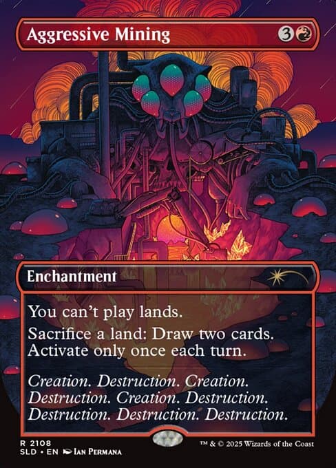 Aggressive Mining from Secret Lair Drop (Rare)