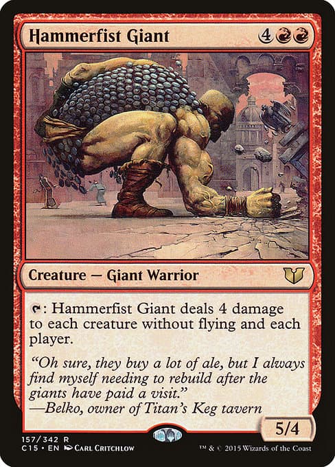 Hammerfist Giant from Commander 2015 (Rare)
