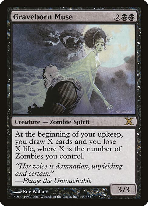 Graveborn Muse from Tenth Edition (Rare)