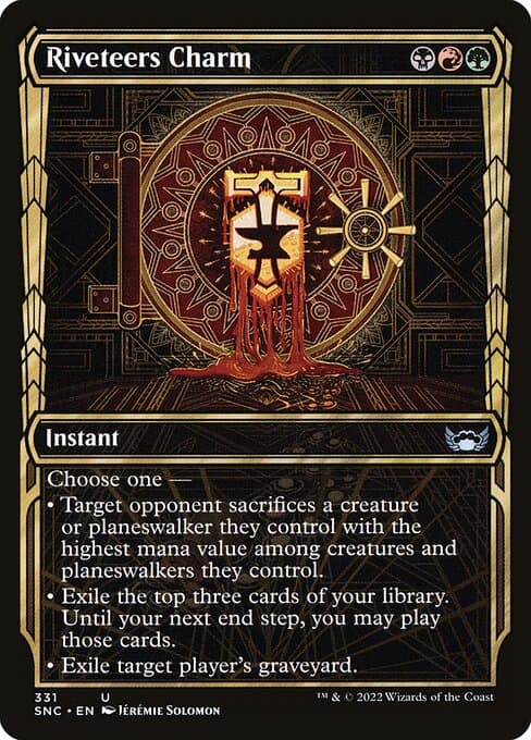 Riveteers Charm from Streets of New Capenna (Uncommon)