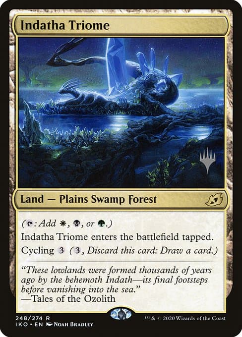 Indatha Triome from Ikoria: Lair of Behemoths Promos (Rare)