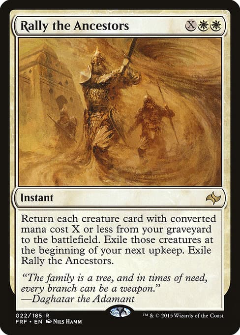 Rally the Ancestors from Fate Reforged (Rare)