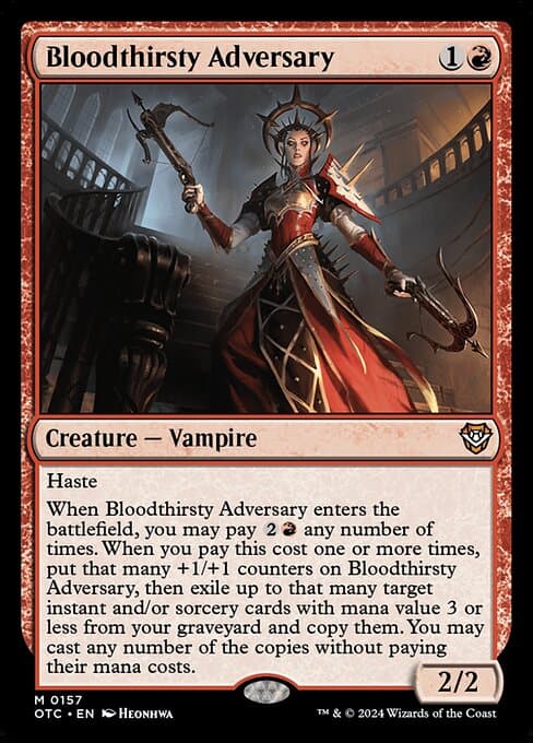 Bloodthirsty Adversary (Mythic)