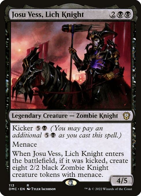 Josu Vess, Lich Knight from Dominaria United Commander (Rare)