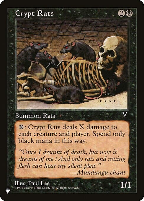 Crypt Rats from The List (Common)